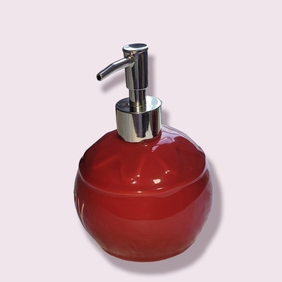 Rae Dunn "Merry" Ornament Soap Pump Dispenser NWOT - Picture 2 of 8